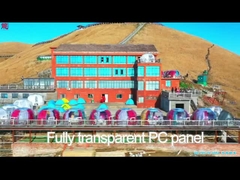 Tienda visible portátil de la burbuja de la protección ULTRAVIOLETA con el sistema de iluminación