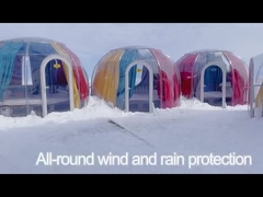 Tiendas ULTRAVIOLETA impermeables 4m2 - de la burbuja del claro de la protección ventilación 24m2