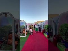 Tienda visible portátil de la burbuja de la protección ULTRAVIOLETA con el sistema de iluminación