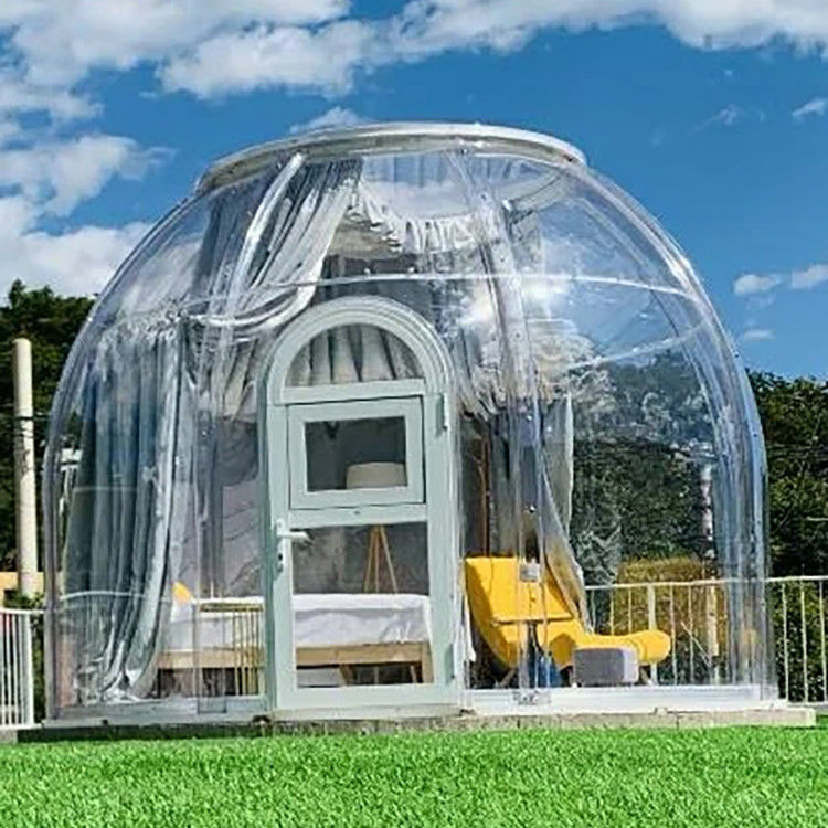 Tiendas impermeables al aire libre de la bóveda del diámetro los 5m de las tiendas de la burbuja del color de encargo
