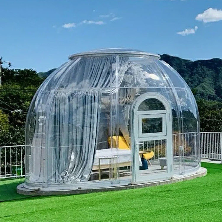 Tiendas impermeables al aire libre de la bóveda del diámetro los 5m de las tiendas de la burbuja del color de encargo