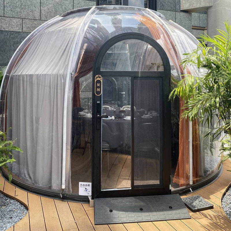 Tenda de burbujas iglu redonda de PC transparente y transparente para acampar y eventos al aire libre