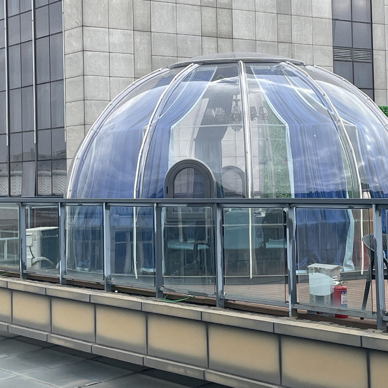 PC Dome House Glamping Bubble Tent para acampar al aire libre y fiestas en el patio trasero