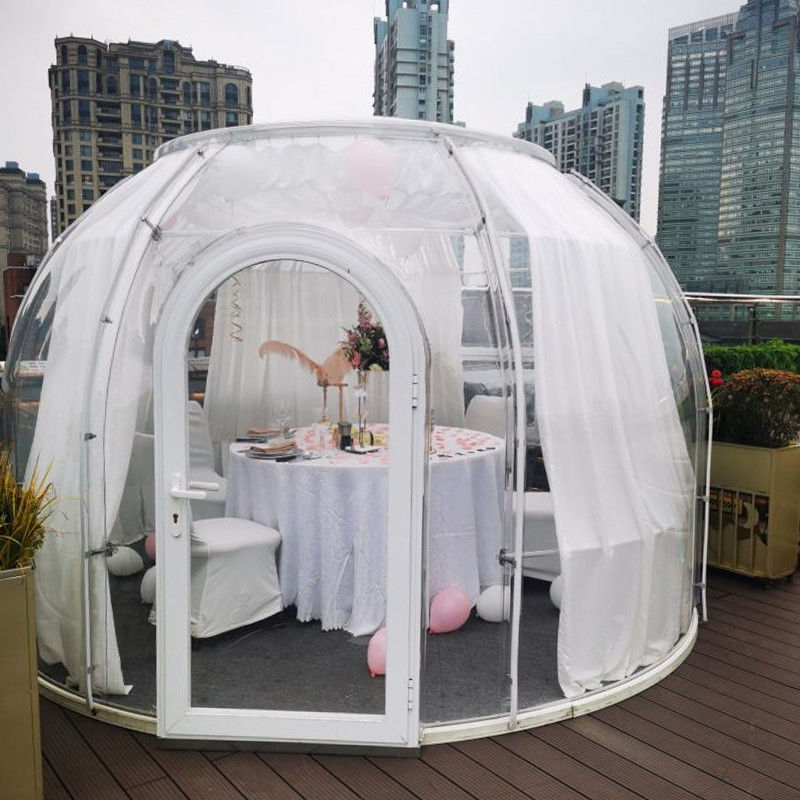 Hotel de lujo Dome Igloo Casa de tiendas Resort Tienda de campamento a la intemperie al aire libre